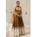 Golden Tissue Anarkali